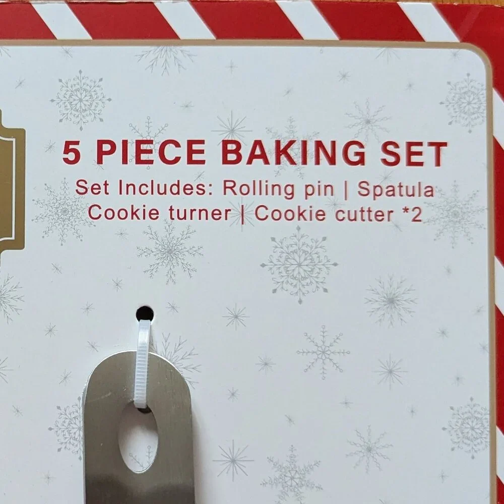 Sugar and Spice 5-Piece holiday Baking Set
